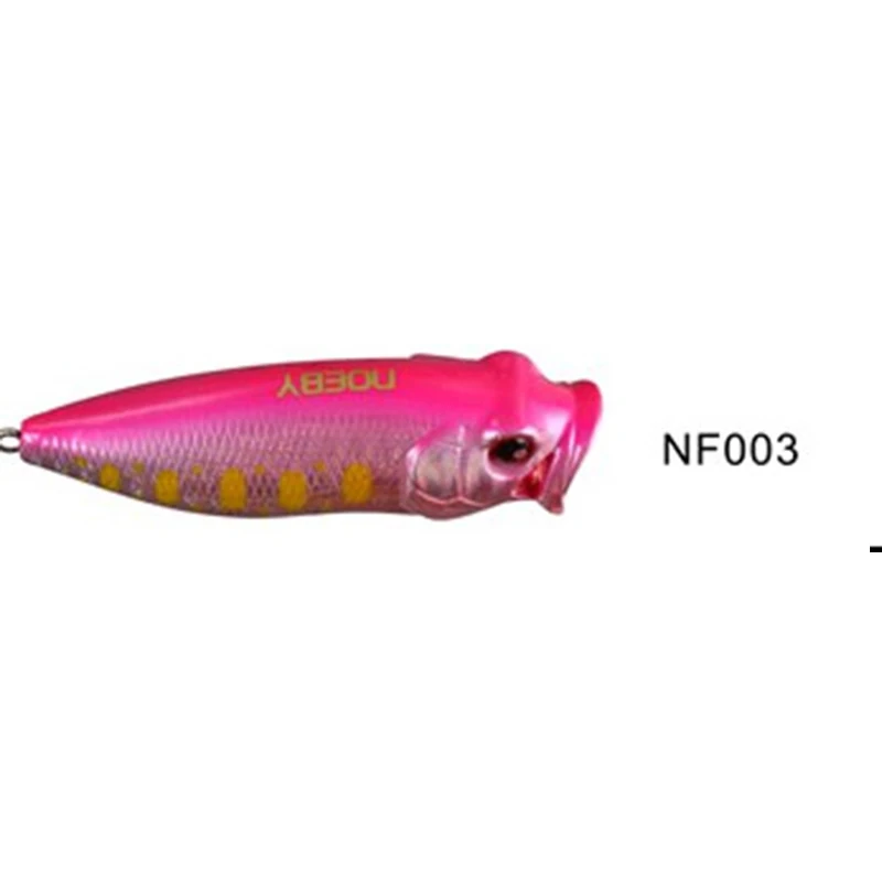 Noeby NBL9146 45 мм 55 мм 65 мм Topwater Поппер плавающий попер приманки Крючки Кривошипные приманки рыболовные снасти инструмент - Цвет: 45mm NF003