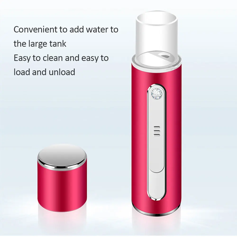 USB перезаряжаемая портативная бутылочка-распылитель для лица 30 мл нано отпариватель для лица увлажняющий небулайзер для кожи инструменты для ухода за лицом красота