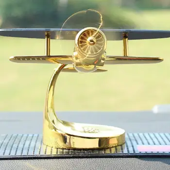 

Car-styling Solar Power Aircraft Model Ornament Airplane Aroma Diffuser Decor 2019