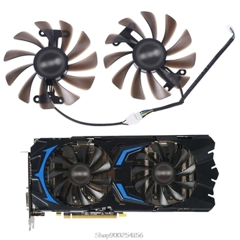 

2pcs 95MM GTX1070 1070Ti GPU VGA Cooler Fan For KFA2 GALAX GeForce GTX1080 AMP Core Graphics Cards Cooling fan N05 20 Dropship