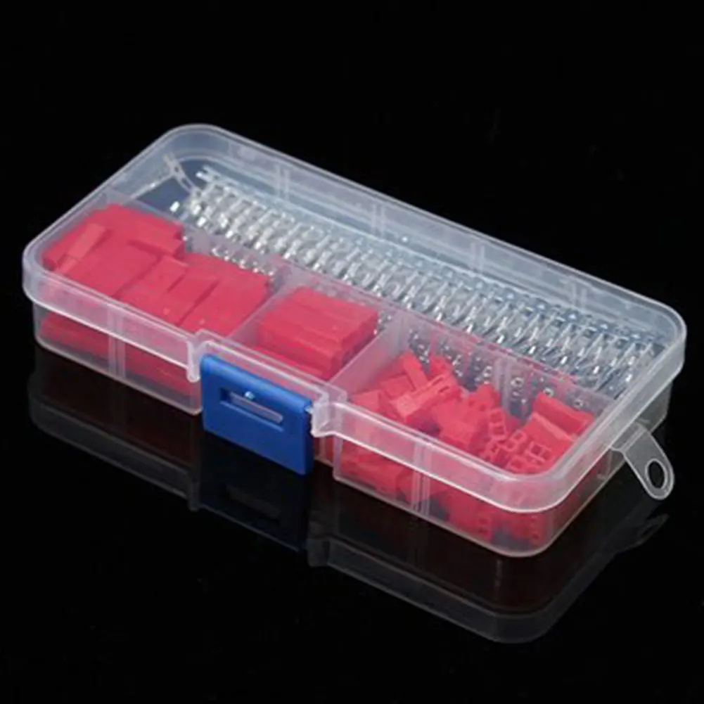 

2Pin Female/Male Electrical Wire Crimp Terminals Kit Insulated Terminator Connectors Red Terminales Set