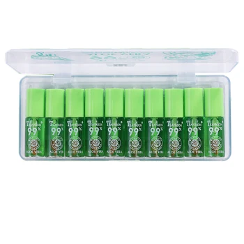 

TEAYASON 10 Pcs Aloe Color Change Lip Gloss Sample Lipstick Set Water Moisturizing Lasting Moisturizing Lip Gloss Lip Glaze