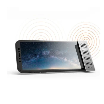 

ABS Mini Phone Sound Amplifier Phone Stand Desktop Phone Holder With Sound Amplification Function Place Horizontally Vertically