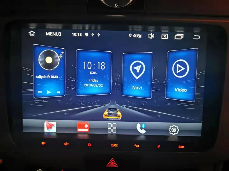 Best SilverStrong 9inch IPS matrix Android9.0 Car DVD For VW Passat mk5 Golf6 for Polo Android Radio RDS TPMS-902BM3 5