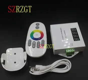 

DC5V 12V 24V WS2812 WS2811 WS2813 6803 1903 IC Digital Addressable LED Strip Music Controller Pixels Colorful x1 x2 Controller