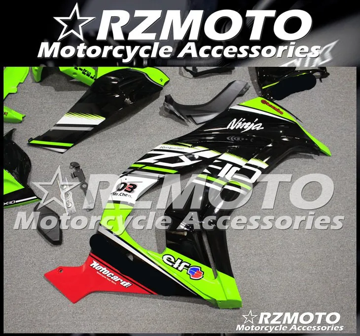 ABS мотоцикл обтекатель комплект для KAWASAKI ZX-10R 2011- год кузов литьевая форма Магазин № 2040