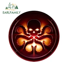 EARLFAMILY 13cm x 13cm Hydra Symbol Marvel Funny 3D Car Stickers Rear Windshield Bumper Laptop Windows Waterproof Vinyl Decal
