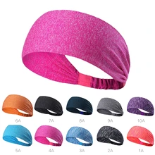 Тюрбан-стиль, повязка на голову, мужская спортивная лента для йоги, впитывает пот, быстросохнущая повязка на голову для танцев, фитнеса, бега, велоспорта