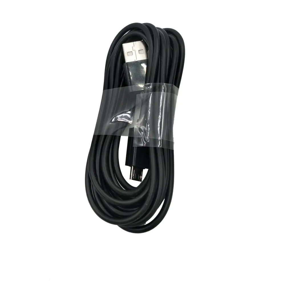 3 м Удлиненный кабель зарядного устройства микро-usb играть зарядный шнур для PS4 для Беспроводной контроллер черный