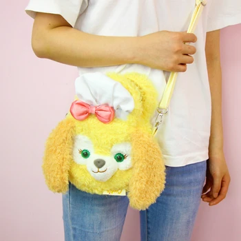 

Japan Duffy Bear New Friends Cookie Chef Dog Plush Doll Handbag Women Duffy Bear Cookie Chef Dog Crossbody Bag for Children Girl