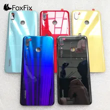 Крышка батареи для huawei Nova 3 Задняя стеклянная задняя дверь корпус чехол для huawei Nova 3i крышка батареи с объективом камеры Замена