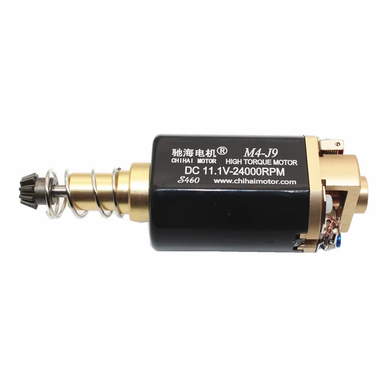 

chihai motor CHF-460W-11240 long shaft DC11.1V 24000RPM dc motor for JINMING M4A1-J9 ACR-J10 Toy Guns Replacement Accessories