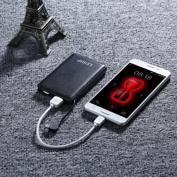 

LESHP Black Super-high 5000mAh Capacity 5V 1A Lightweight Portable Easy to Carry Compact Fast-charging Power Bank