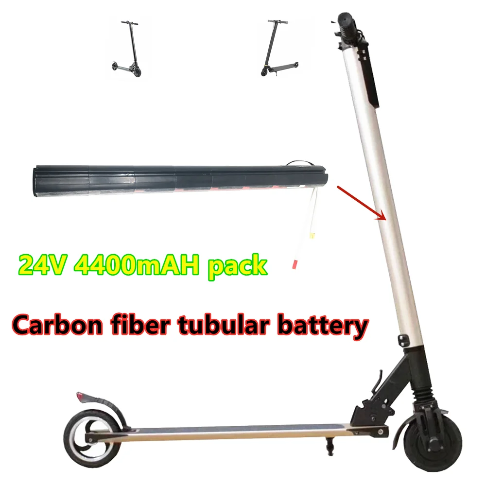 

24 V 4400mAh 18650 Battery Pack, Carbon Fiber Scooter Special