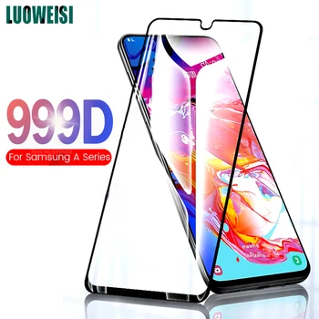 Перейти на Алиэкспресс и купить Полное покрытие стекла на Samsung Galaxy A30 A50 S Защита экрана закаленное стекло для samsung A10 A20 A40 A60 A70 A80 A90 M30 M40