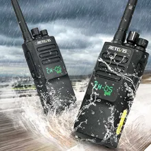 2pcs High Power DMR Radio Digital IP67 Waterproof Walkie Talkie Retevis RT50 Display UHF VOX Portable For Factory Warehouse Farm