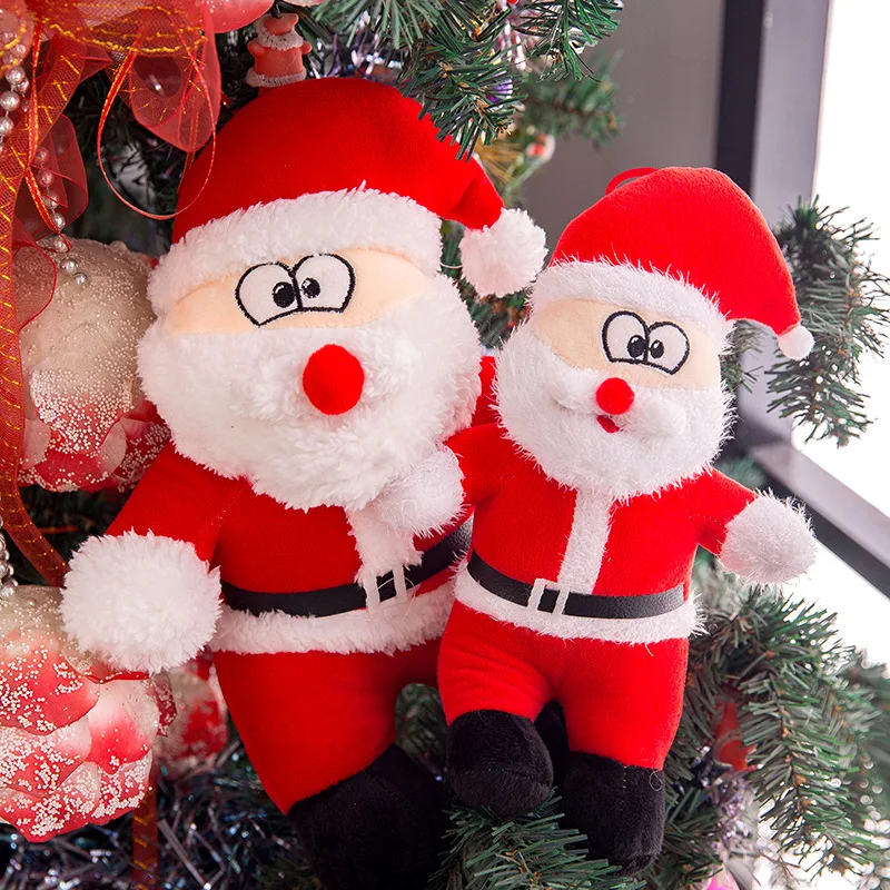 

New Style Santa Claus Plush Toy Doll Christmas Gift Customization Log