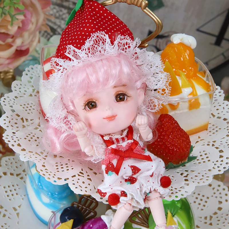 Dream Fairy 1/12 BJD кукла Додо кукла ob11 14 см мини-кукла 26 шарнир тела милый детский подарок игрушка Ангел сюрприз кукла