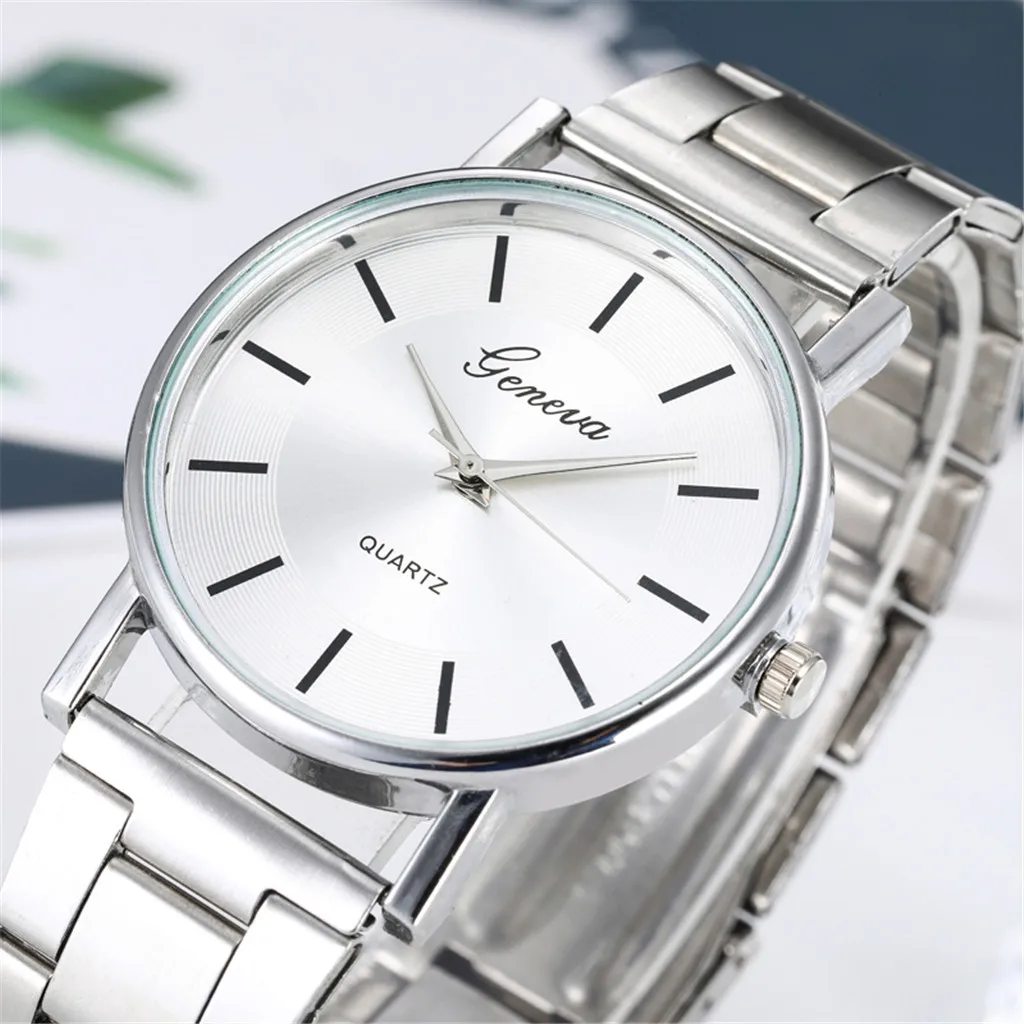 Luxury Watch Quartz Women Rose Gold Stainless Steel Band Analog Quartz Wrist watch Scale Dial Watch Clock Relogio Feminino afbeelding