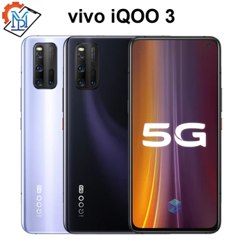 Перейти на Алиэкспресс и купить Оригинальный телефон Vivo IQOO, телефон с экраном 6,44 дюйма, 6 ГБ + 128 Гб, процессор Snapdragon 865, Android 10,0, полный фокус, четыре снимка, UFS 3,1, супер зарядное...