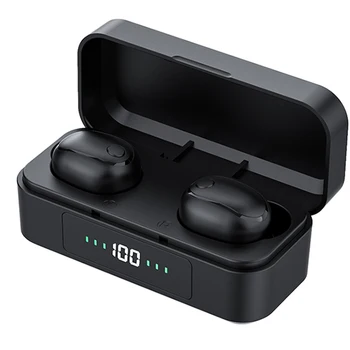 

TWS Bluetooth Earphones Streo Wireless Earbuds with Wireless Charging Case 3D Stereo Sound IPX5 Waterproof Whit Charging Box