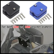 Suporte de celular para navegação gps, para for bmw r1200gs lc adv r1250gs s1000xr crf1000l, 12mm/16mm