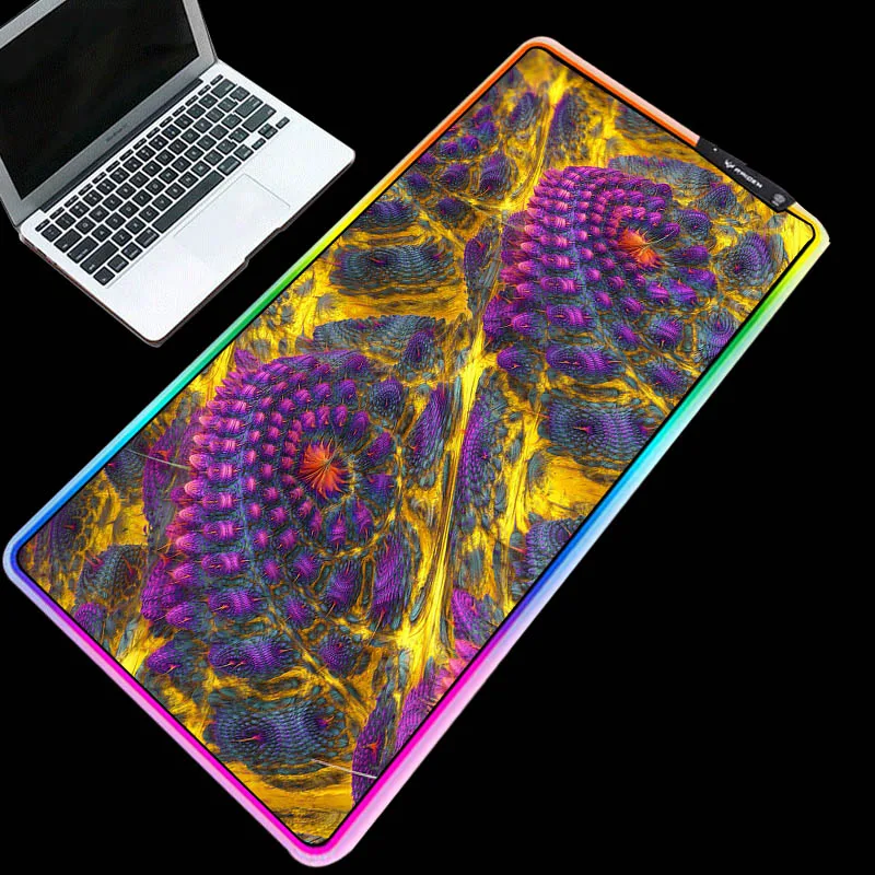 

XGZ RGB mouse pad large-size bright lighting table mat art pattern as a beautiful keyboard mat