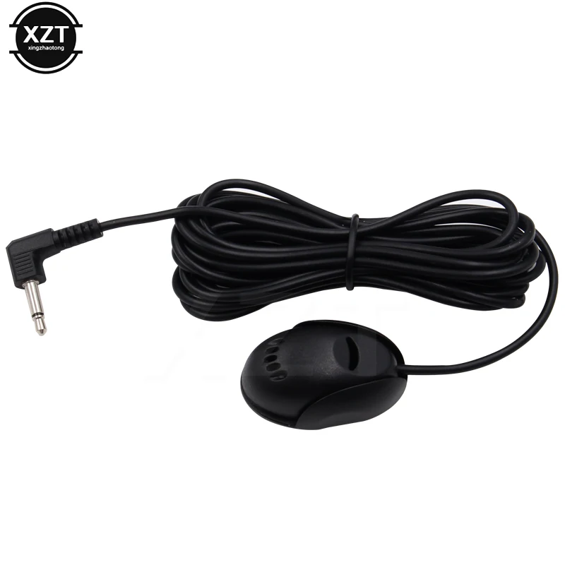 3M Cable Mini 3.5mm Wired Paste Type External GPS Microphone Car Audio Mic For DVD Radio Stereo Player Meeting Speaker