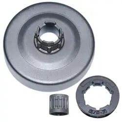 Kit de roulement à aiguilles pour Husqvarna, 3/8 pouces, 7T, jante de pignon de tambour d'embrayage, pièces de rechange pour tronçonneuse, 281, 288, 394, 503, 62, 59 03 