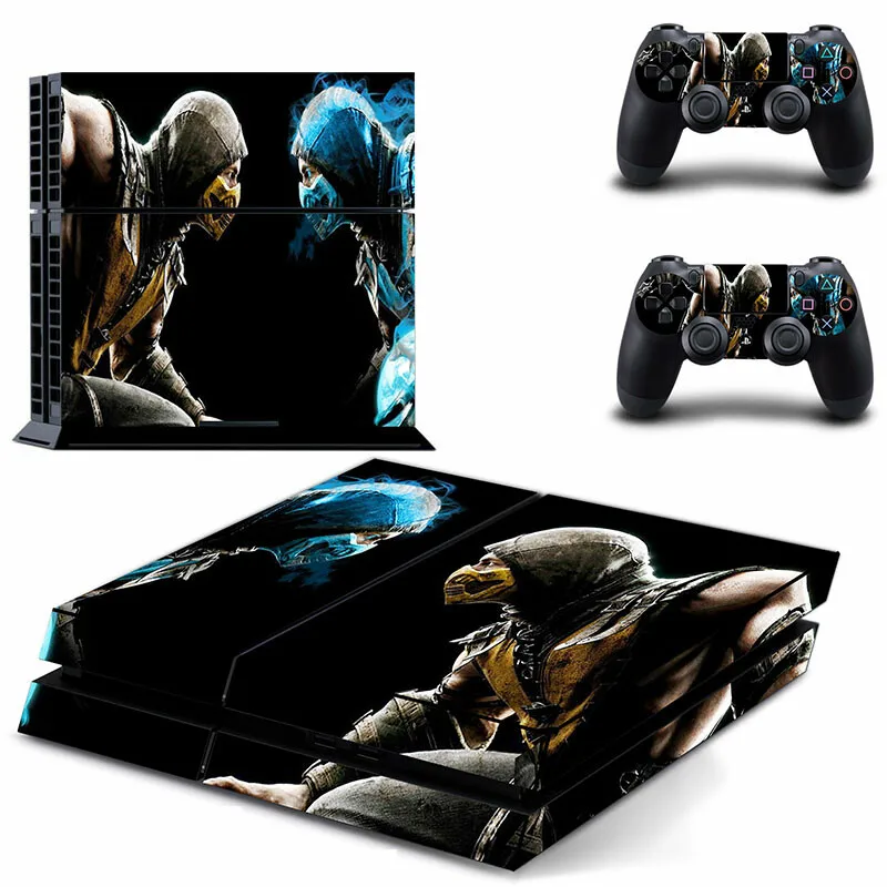 Mortal Kombat Game PS4 Stickers Play station Skin Sticker Decals