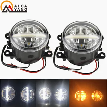 

For Porsche Cayenne 955 2002-2015 Car Styling 4000LM LED Bulb H11 Fog Light Angel Eye DRL Daytime Running Light 12V