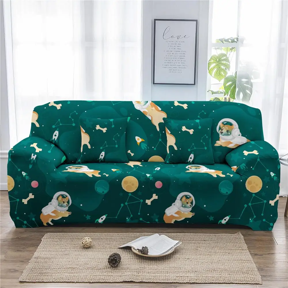 SF0107-7 ZEIMON Чехлы для дивана для собак l-образные забавные животные чехол для гостиной универсальный чехол для дивана один/двойной/три/четыре - Цвет: SF0107-7
