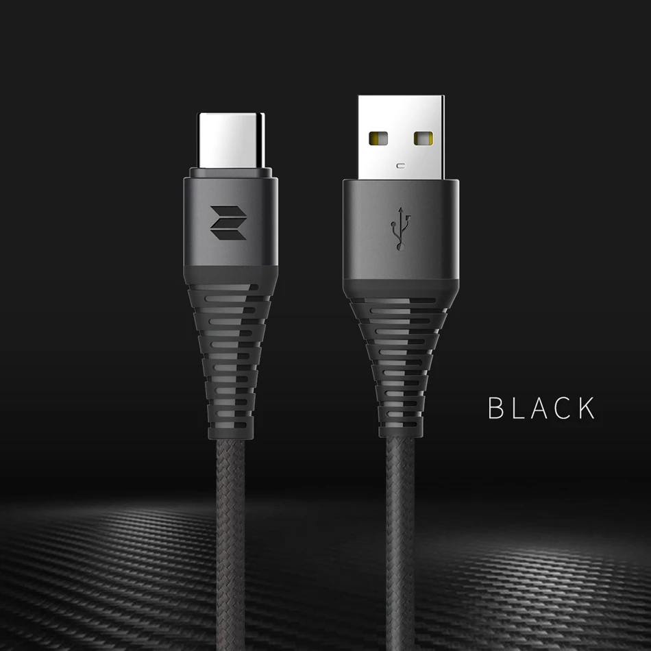 Rock usb type-C кабель для Xiaomi huawei Oneplus USB C кабель для мобильного телефона зарядное устройство Быстрая зарядка type-C Дата шнур провод адаптер