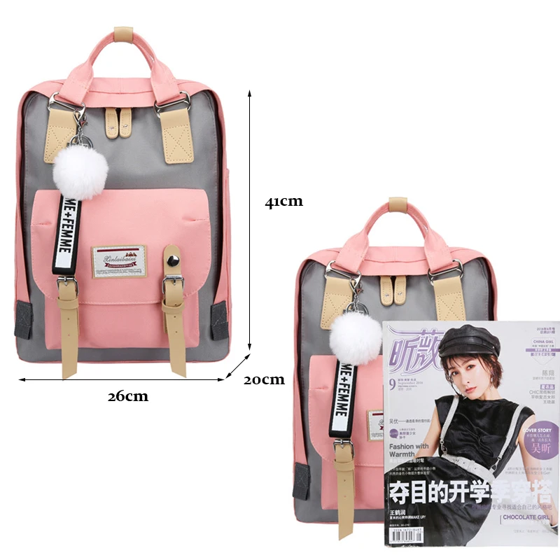 2020 New Backpacks For Teenager Girls College School Bag Waterproof Backpack Student Multi-pocket Travel Bag Mochila Feminina