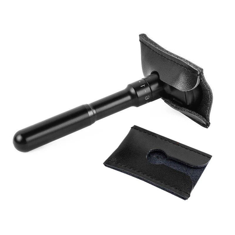 Haward Genuine Leather Razor Head Protective Case Double Edge Safety