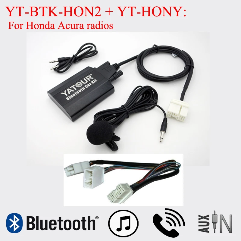 Plug and Play Yatour Bluetooth upgrade module for original Honda Acura factory radios YT-BTK-HON2