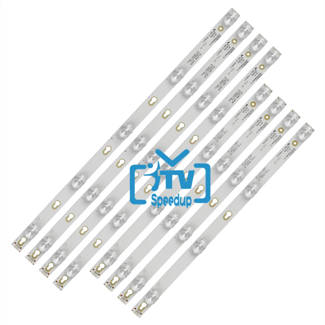 

40pcs LED strip 4C-LB5005-HR04J 50D2900AB 50HR330M04B9 50HR330M05A9 For TCL L50E5800A-UD D50A810 L50P2-UD D50A630U