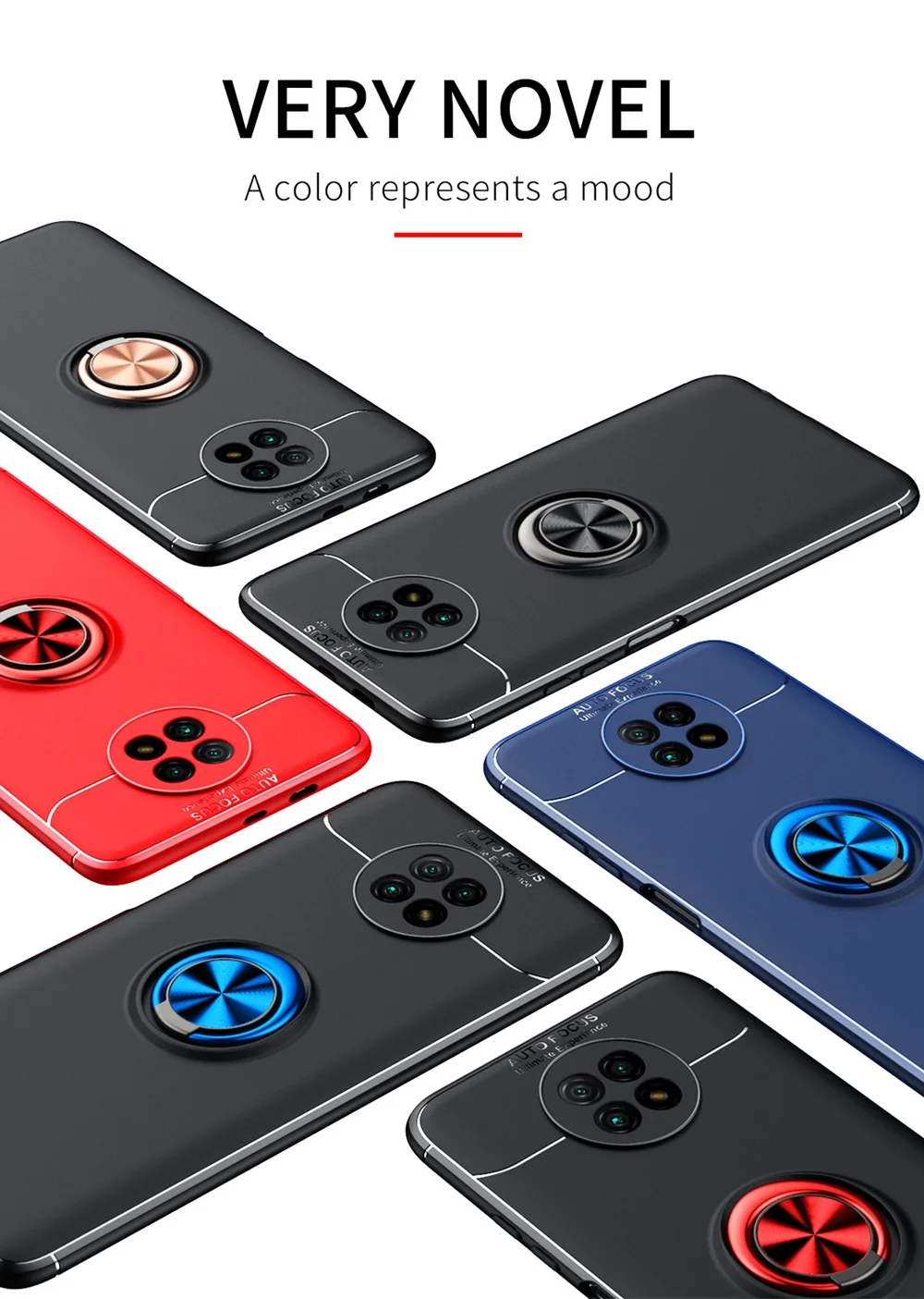 xiaomi leather case design KEYSION Ốp Lưng Chống Sốc Cho Xiaomi Redmi Note 9T 5G Silicone Mềm Vòng Nam Châm Giá Đỡ Lưng Điện Thoại Dành Cho redmi 9T 9 Công Suất xiaomi leather case hard