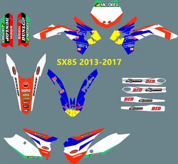 

SX85 2013-2017 3M Motorcycle TEAM Graphics & Backgrounds DECALS STICKERS Kits For KTM SX85 SX 85 85SX 2013 2014 2015 2016 2017