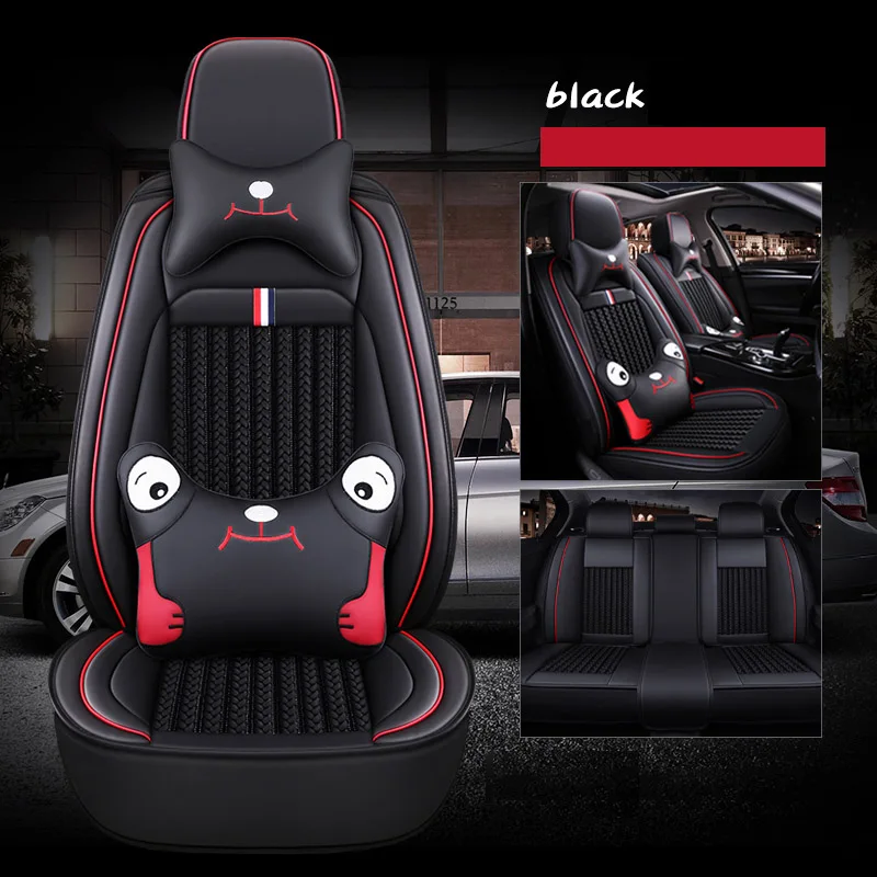 car believe leather car seat cover For chevrolet captiva tahoe cruze 2012 colorado spark 2011 aveo t250 accessories seat covers - Color Name: Color 7