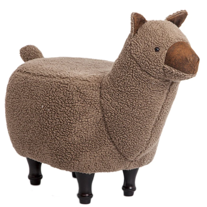 

Factory Promotion Shoe Stool Pouf Chair Sofa Ottoman Bean Bag Kid Toy Storage Footstool Solid Wood Nordic Home Deco Furniture
