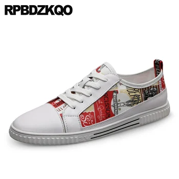 

2019 genuine leather trainers white skate real fashion european korean big size breathable sneakers 11 italian men shoes brands