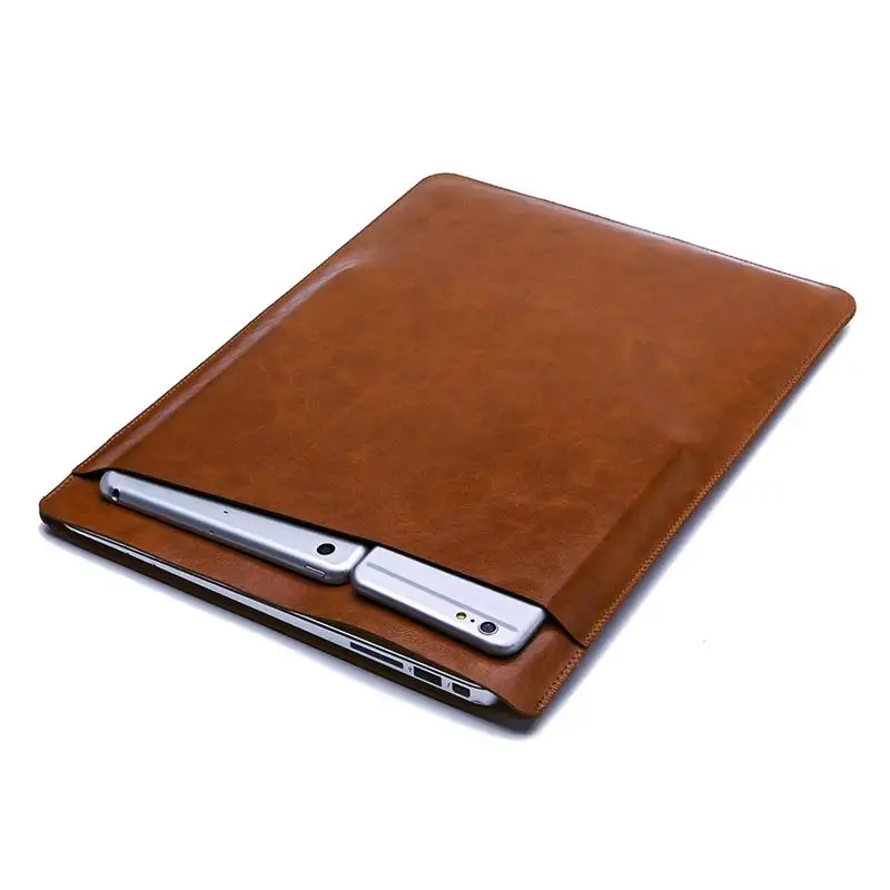 

Case For Macbook Air 13.3 2020 Cover Double Layer Leather Liner Sleeve Laptop Protective Cover For Macbook Air 13.3 2020 Case