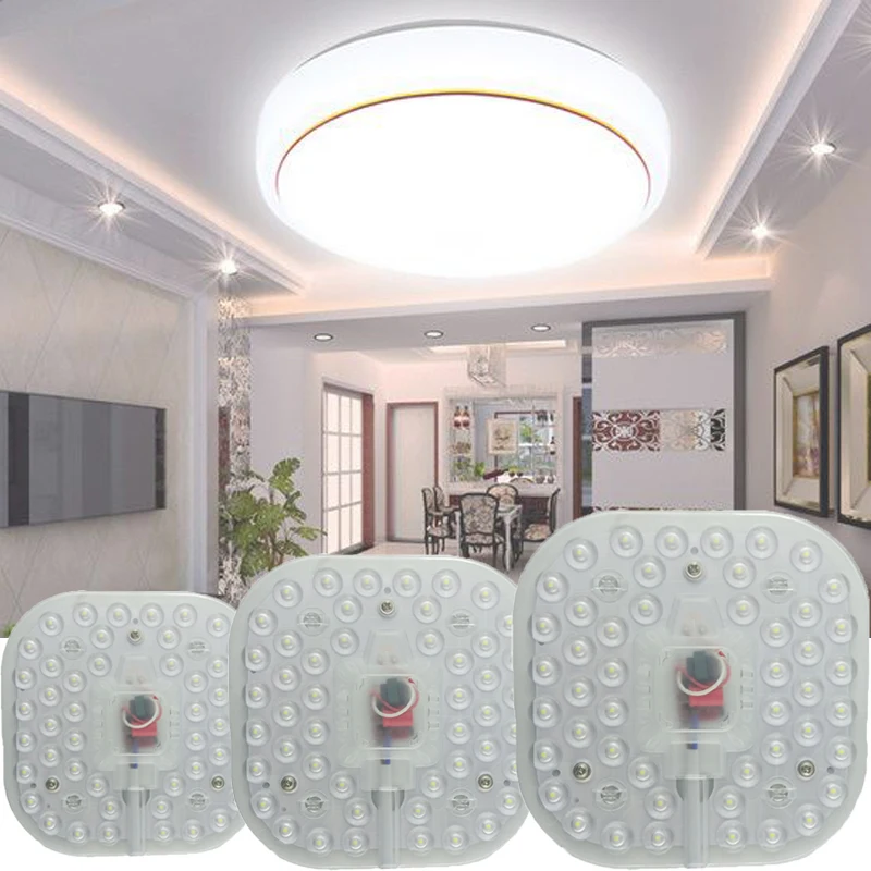 Led Module AC220V 230V 240V 12W 18W 24W Replace Ceiling Light Lampe Lighting Source Energy Saving Convenient Installation