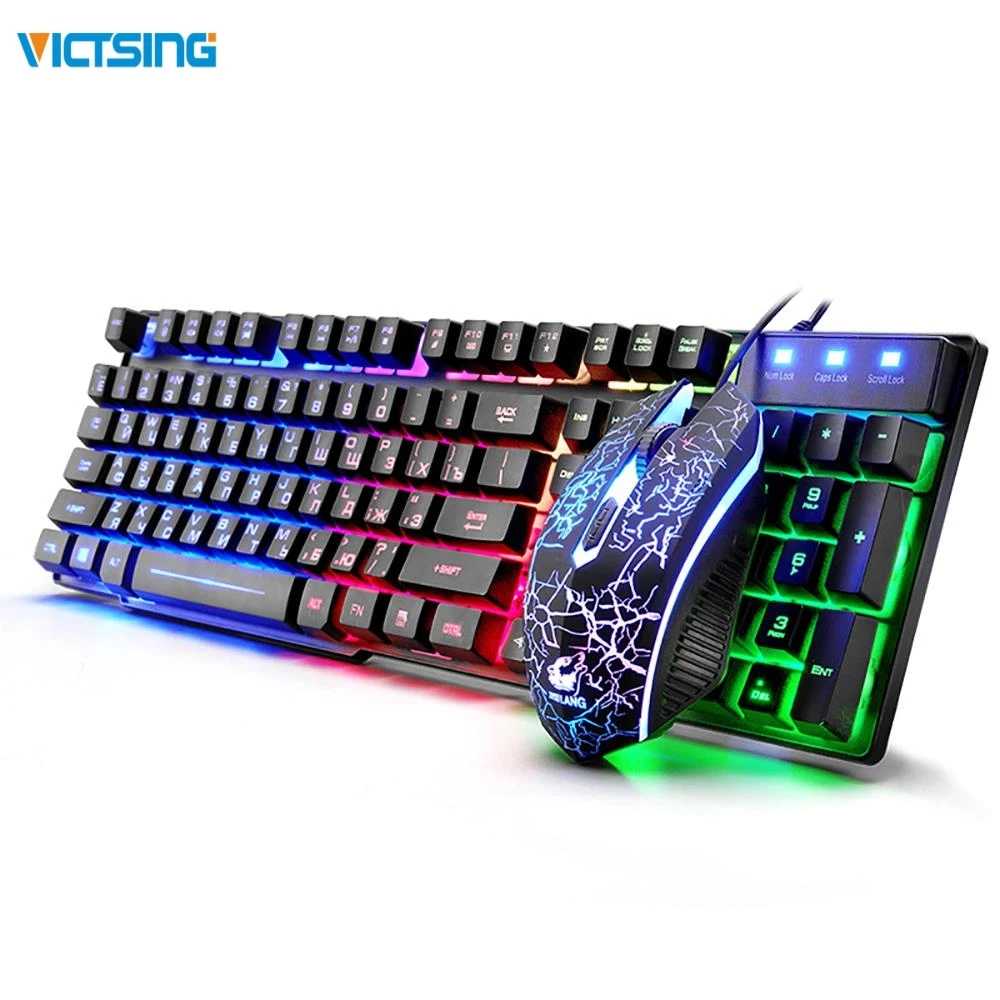 

Thin Business Gaming Wireless Keyboard and Mouse Combo 104 Keys Low-Noise Wireless Keyboard Mouse for Mac Pc Win XP/7/10