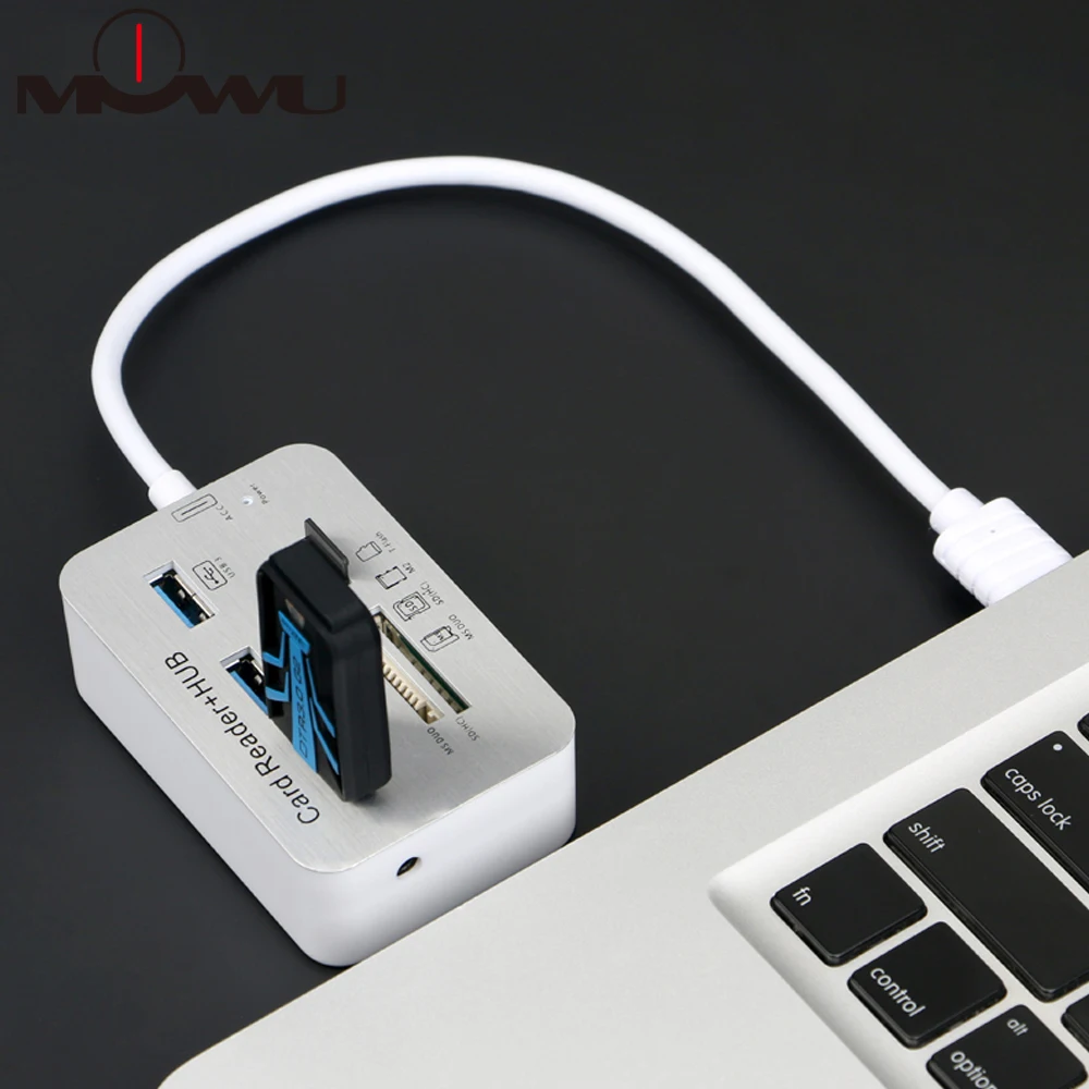 USB кардридер комбо Мульти USB 3,0 подставка для концентратора sd/tf/m2/MS Duo usb 3 usb-хаб адаптер для ноутбука компьютерный хаб usb