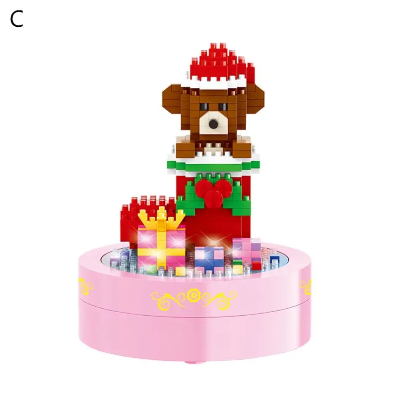 

Mini building blocks Santa, Christmas tree, snowman, building blocks R9UE