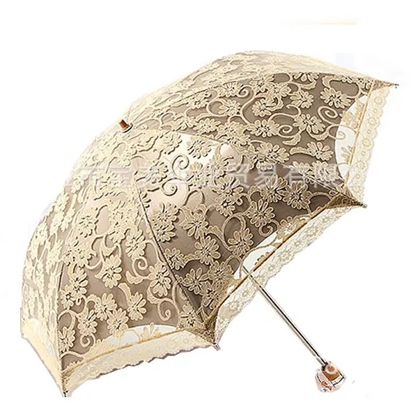 Umbrella E Кружевной зонт с арочным УФ креативным рисунком принцессы складной женский зонт Niello Artny с УФ-защитой QZH173 - Цвет: Umbrella E