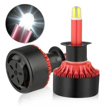 

H1 LED Headlight Electronics 8-Sides White Super bright Fog Set Replacement