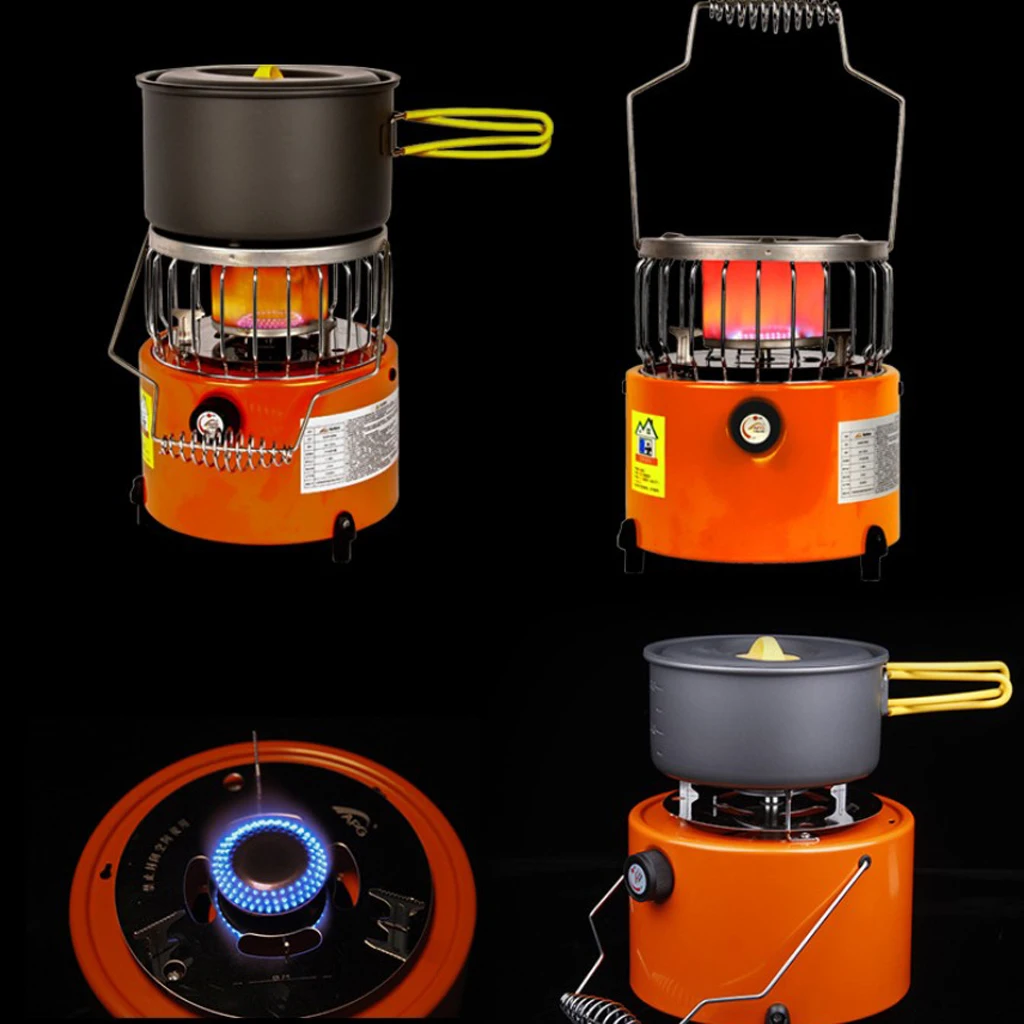 Mini Gas Heater BBQ Grill Winter Heating Tent Warmer For BBQ Picnic Hiking